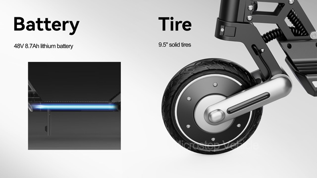 battery and tire for G3