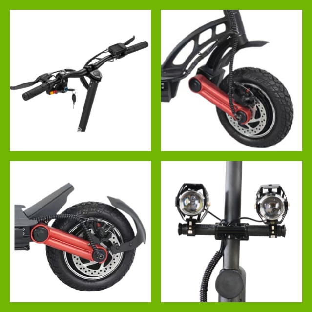 30 mph Dual Motor e scooter With Long Range