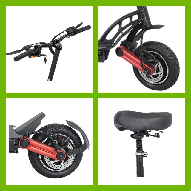 Large Electric Scooter For Adult With Seat