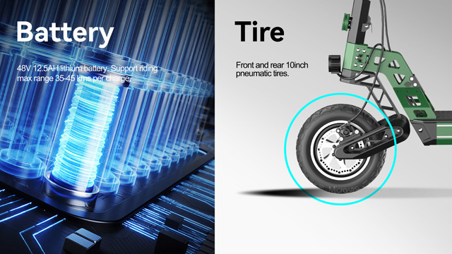 battery and tire for S9