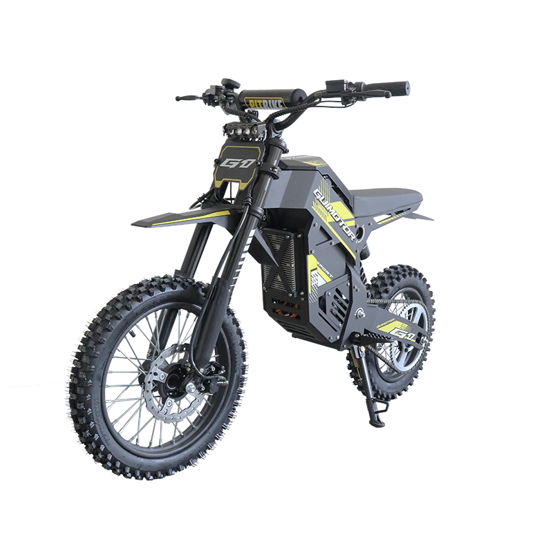 Guimotor Electric Dirt Bike for Teens Adults, Mid-Drive Motor 3500W Peak, Electric Motorcycle 48V20.8Ah Battery, 40-53-Mile Range, 38mph, Hydraulic Nitrogen Dual Shock Absorbers